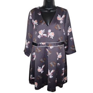 Banana Republic floral fit & flare dress size 6